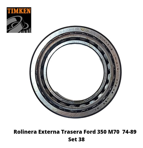 Rolinera Externa Trasera Para Ford 350 Set 38 Tinken