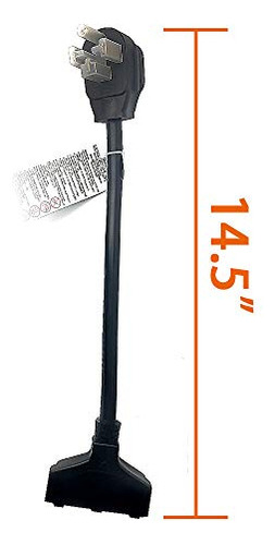 Adaptador Ruite Rv 50a A 110v, Nema 14-50p Macho A 3x 5-15r