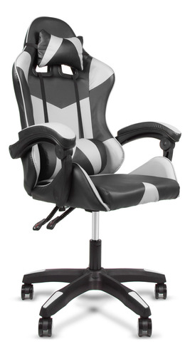 Cadeira Gamer Ergonômica Branco Best Chair Cgb-104 Material do estofamento Couro sintético