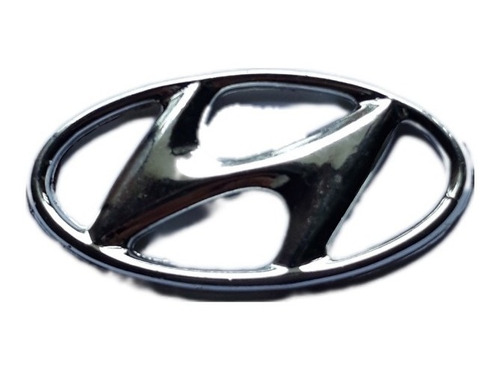 Emblema Logo Hyundai Mide 7.3 X 3.9 Cms 