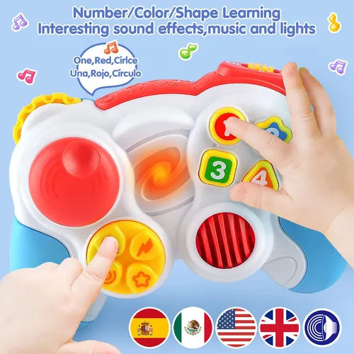 Play Juguete Controlador Para Bebé, Juguetes Bilingües De.