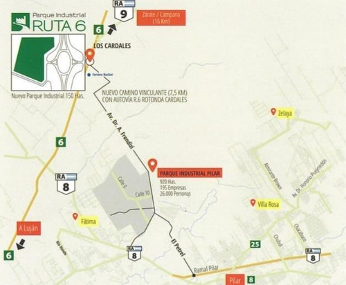 Imagen 2 de 8 de Susana Aravena Propiedades Terreno - Parque Industrial Pilar - 2 Hectareas