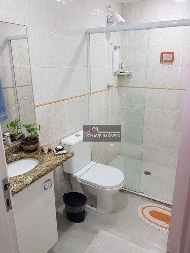 Imagem 19 de 26 de Cobertura Com 2 Dormitórios À Venda, 111 M² Por R$ 532.000,00 - Aparecida - Santos/sp - Co0058