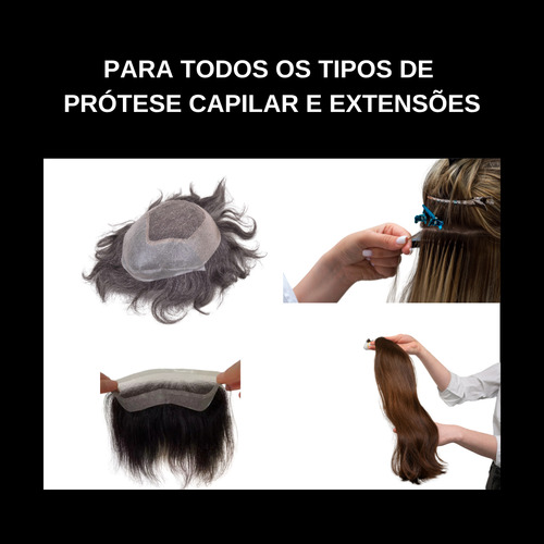 Kit Prótese Capilar Shampoo Condicionador Máscara E Leave-in