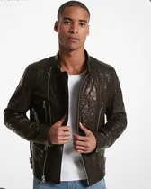 Comprar Campera De Cuero Michael Kors De Hombre