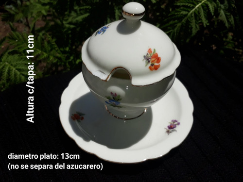 Antiguo Azucarero Porcelana Bavaria  Leer