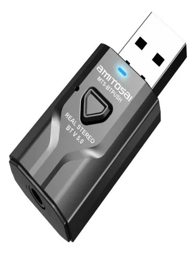 comprar Transmisor Receptor Adaptador Bluetooth 5.0 2 En 1 Real Stereo Amitosai Mts-btpush-stereo