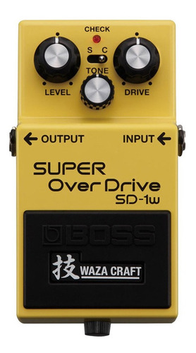 Pedal Efecto Guitarra Boss Sd1w Super Overdirve Waza - Envio
