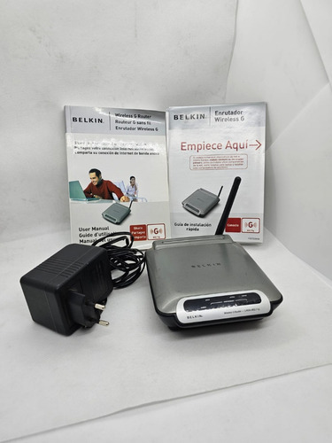 Router Belkin Wireless G . Completo Caja Manuales Regalo (Usado)