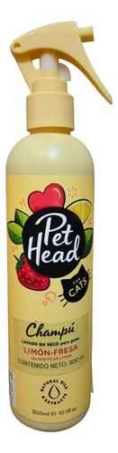 Spray Limpieza En Seco Para Gato Limón-fresa