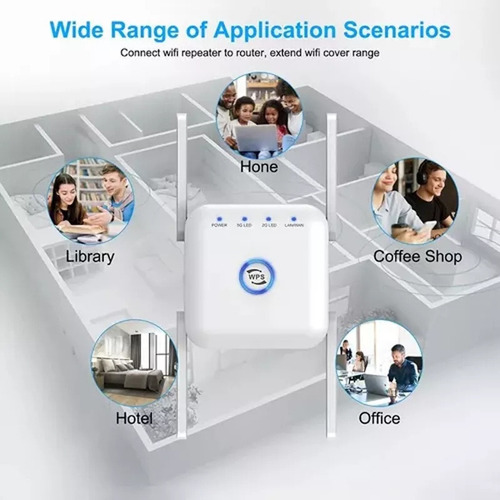 . Repetidor Wifi 5g Amplificador De Señal Wifi 1200m