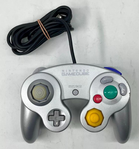 Control Color Plateado Nintendo Gamecube Retromx (Usado)