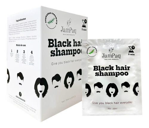 Shampoo Pinta Canas Negro X10 - Jampaq 25ml