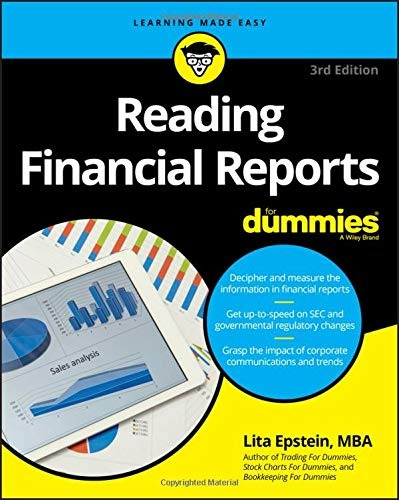 Book : Reading Financial Reports For Dummies (learning Made.