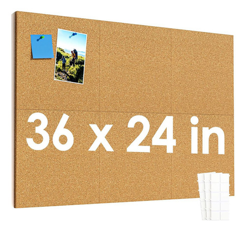 Baldosas De Corcho De 12 X 12 Pulgadas, Paquete De 6 Tablas