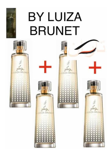 Kit C 4: Deo Parfum By Luiza Brunet 100ml Cada