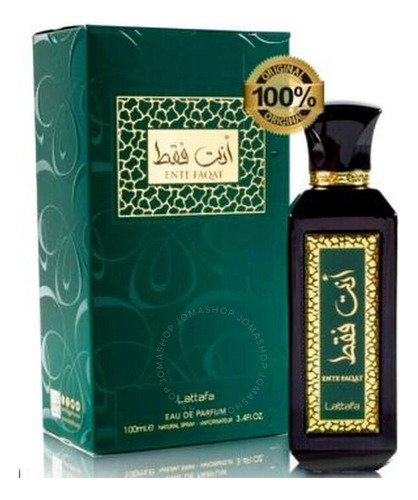 Perfume Lattafa Ente Faqat Unisex Original 100ml
