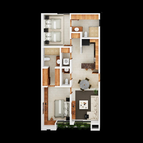 Imagen 6 de 9 de Departamento En Preventa, Santa Gertrudis Copo