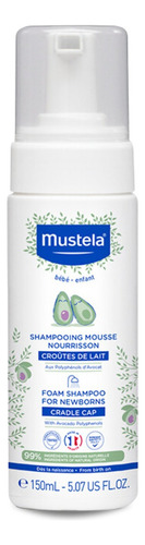 Shampoo Mousse Mustela Bébé Costra Láctea 150ml