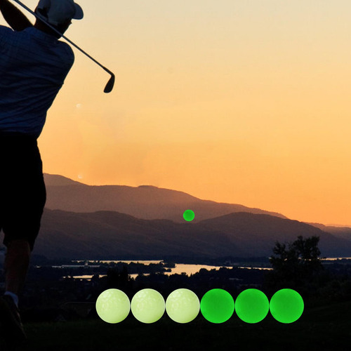 6 Pelotas De Golf Nocturnas Luminosas, Pelotas Luminosas