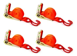 Comprar 4 Cinta Fita Para Prender Amarrar Carga 4.5m X 25mm Flex no Mercado Livre