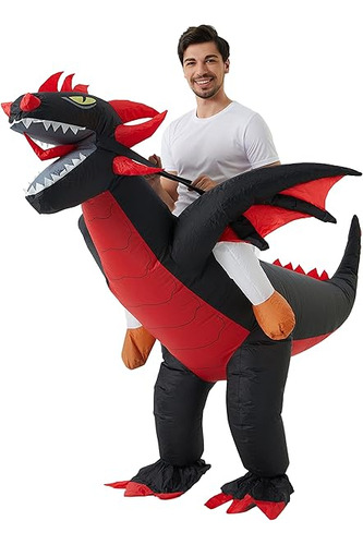 Disfraz Inflable Dragon Halloween Para Adultos Hombre Navida