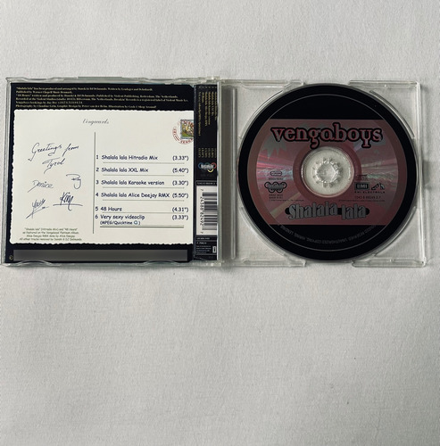 Vengaboys / Shalala Lala Cd Maxi 2000 Europe Impecable Edición Limitada (Usado)