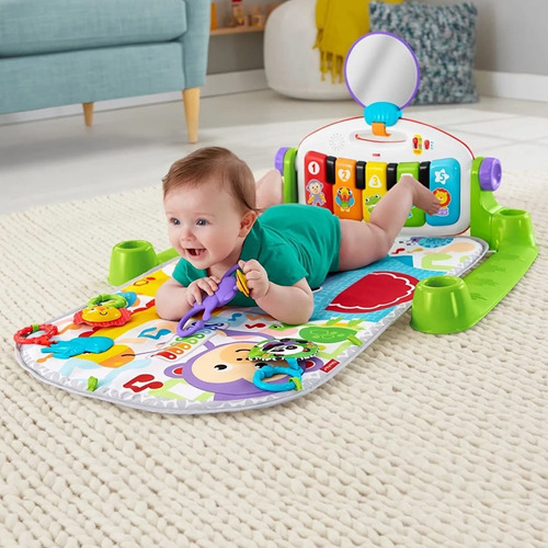 Imagem 3 de 10 de Fisher-price Ginásio De Atividades Pianinho Deluxe - Mattel