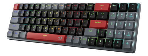 Redragon K626 Teclado Mecánico Inalámbrico Rgb Con Teclado Y