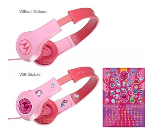 Imagen 3 de 5 de Audífonos Para Niños Motorola Squads 200 Control De Volumen