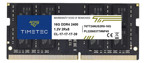 Timetec 16gb Ddr4 2400mhz Pc4-19200 Non-ecc Unbuffered 1.2v