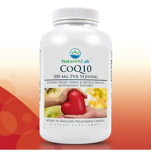 Coq10 200mg Salud Del Corazon 60cap Nature's Lab