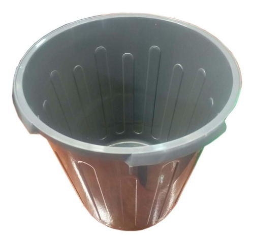 Cesto Recolector Para Agua, Mxrcb-004, 4 Pzs, 22lts, Polieti Color Gris