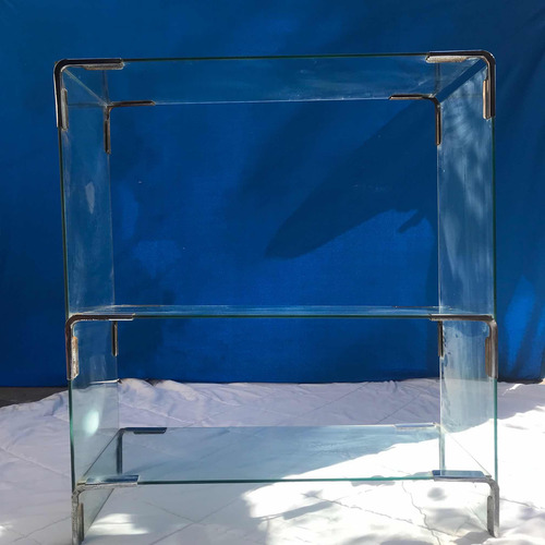 Vitrina De Vidrio Biselado (oportunidad Para Exhibir) Blanco