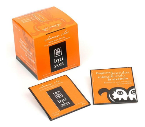 Té Inti Zen negro en saquitos Canela, jengibre y cardamomo 30 g 15 u