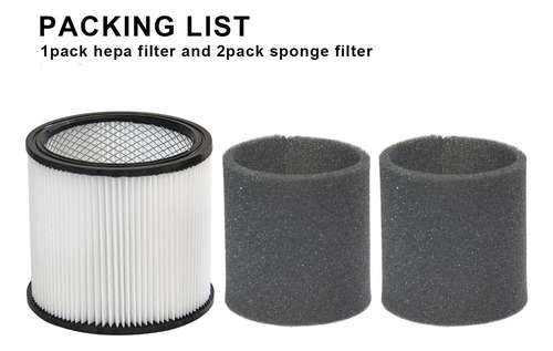 W Filtro Repuesto Para Aspiradoras Shop-vac Aspiradoras