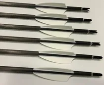 Comprar  Flechas  6 Tiro Precision Arco Compuesto Plumas Blancas