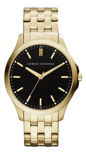 Reloj Hombre Armani Exchange Hampton Lp Acero Color de la correa Dorado