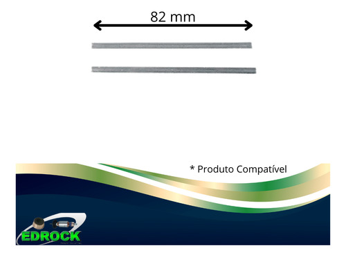 Lamina Faca 82mm Hss Para Plaina Elétrica Makita Bosch Skill