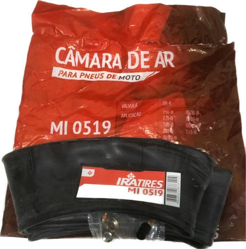 Camara De Moto Mi519 Ira 90/90-19 Tr-4 Dianteira Bros