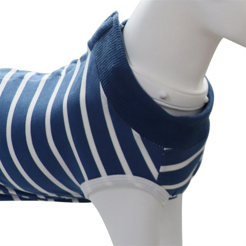 Stripe 2xl Traje De Recuperación De Cirugía Anti Lamiendo L
