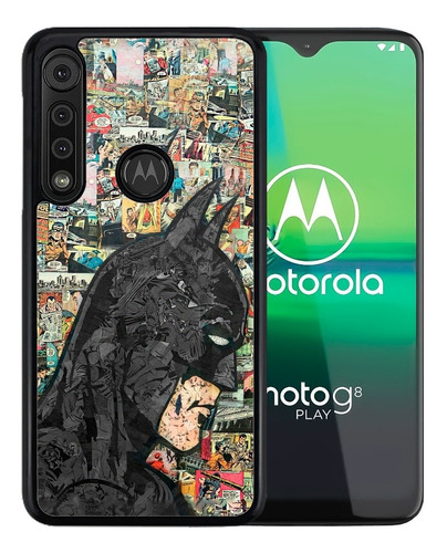 Funda Moto G8 Play Batman Vintage Tpu Uso Rudo