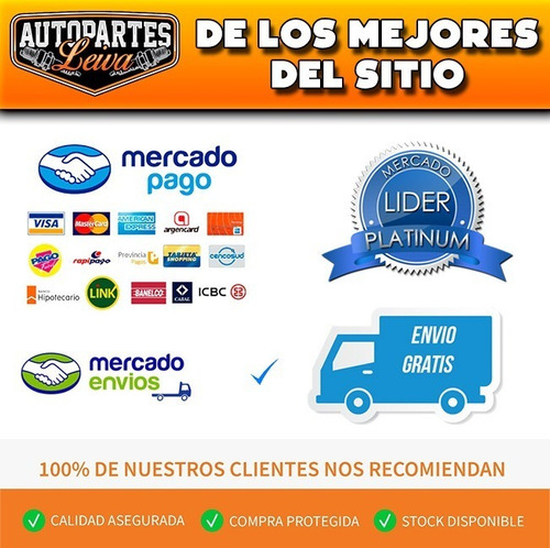 Imagen 5 de 7 de Kit X2 Amortiguador Trasero Porton Volkswagen Fox Suran