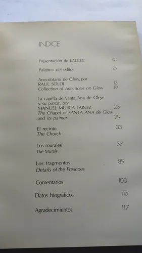 Los Murales De Soldi En Santa Ana De Glew Mujica Lainez (Usado)
