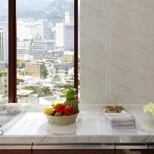 Protector De Mesa Necaux Frosted, 1,40 X 1,40 Metros, Pvc