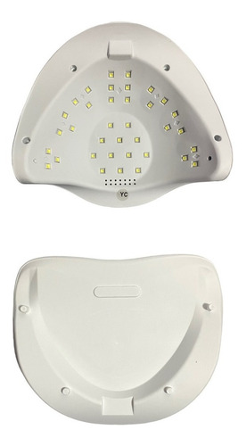 Cabine Uv Led Sun X Plus 120w Gel Unha 36 Led Estufa Cor Branco