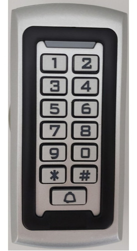 Imagen 1 de 8 de Lector Sa521 Zkteco Autónomo Control Accesos Tarjeta Cronos