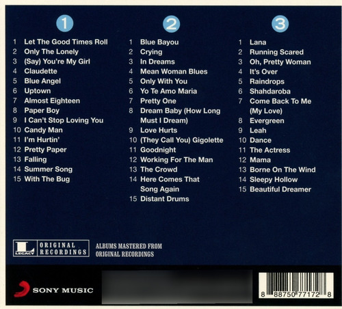 Roy Orbison O Real... | 3 Cds. Música nova