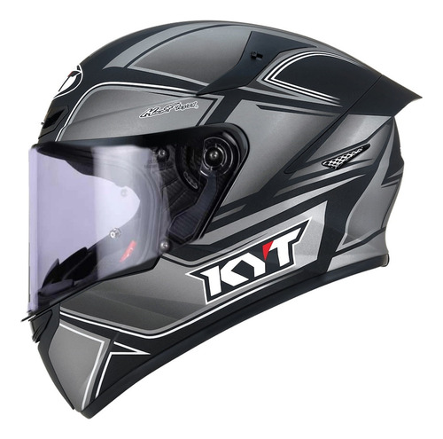 Capacete Kyt Tt Course Plain Preto Fosco Capacete Moto