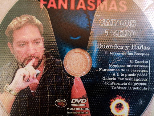Dvd Carlos Trejo Archivos De Fantasmas No. 9 Duendes Y Hadas (Usado)